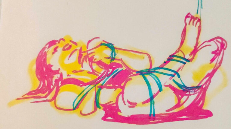 Shibari Live Drawing