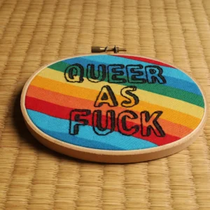 Lonely Mountain Embroidery | Queer As Fuck